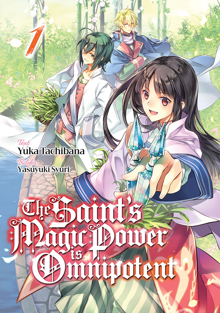 The Saint's Magic Power is Omnipotent (German) title art + cover layout